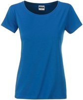 James and Nicholson T-shirt Basic en coton biologique pour femmes / femmes (Royal)