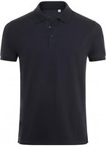 SOLS Heren Phoenix Poloshirt met korte mouwen Pique Polo (Franse marine)