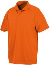 Spiro Impact Mens Performance Aircool Polo T-Shirt (Floro Oranje) L