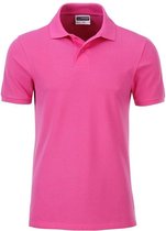 James and Nicholson Heren Basis Polo (Roze)