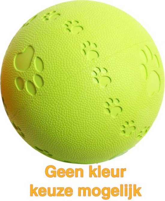 Bal Rubber Pawprint/Geluid 11 cm