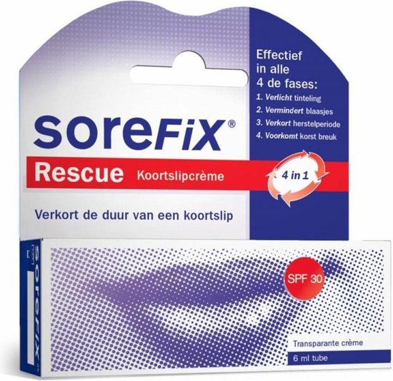 Sorefix Koortslipcrème Rescue SPF30