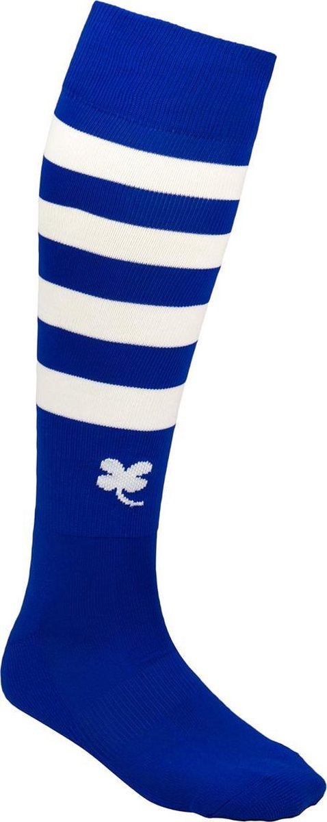 Robey Ring Socks - Voetbalsokken - Royal Blue/White Stripe - Maat Kids - Robey