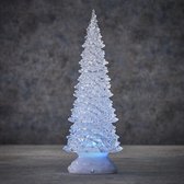 Luca Lighting - X-mas tree changing colours led battery operated - h32xd12cm