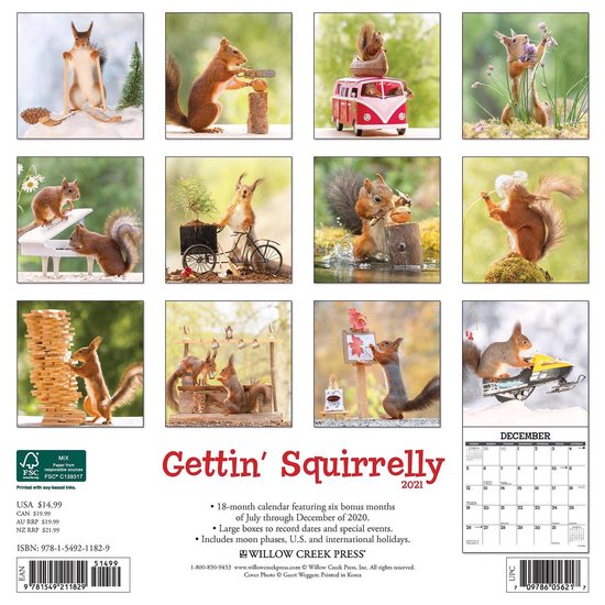 Gettin Squirrelly Kalender 2021