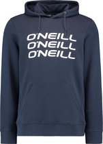 O'Neill Trui Met Capuchon Men Triple Stack Hoodie Ink Blue L - Ink Blue Material Buitenlaag: 60% Katoen 40% Polyester (Gerecycled)