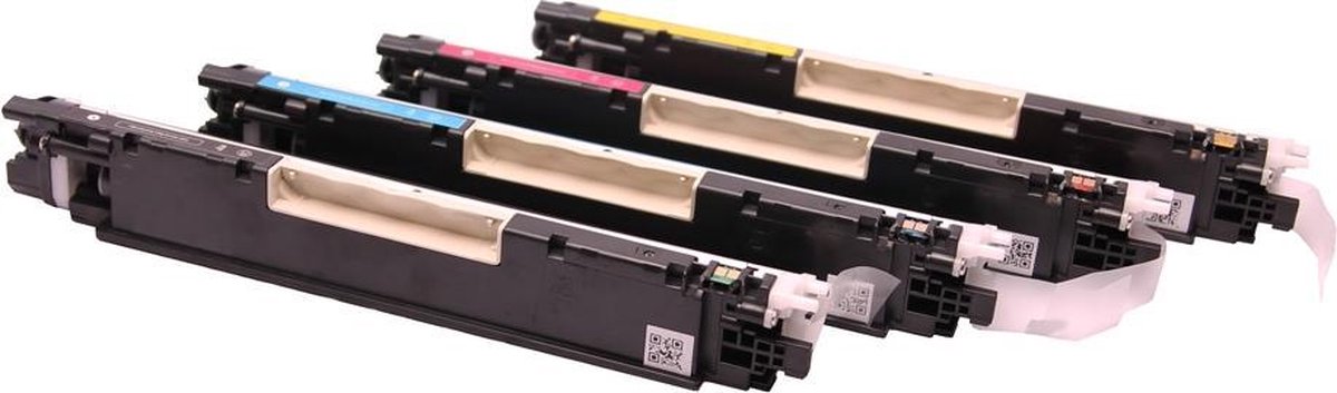 Print-Equipment Toner cartridge / Alternatief voordeel pakket HP 126A CE310 CE311 CE312 CE313 zwart, rood, blauw, geel | HP TopShot LaserJet Pro M270/