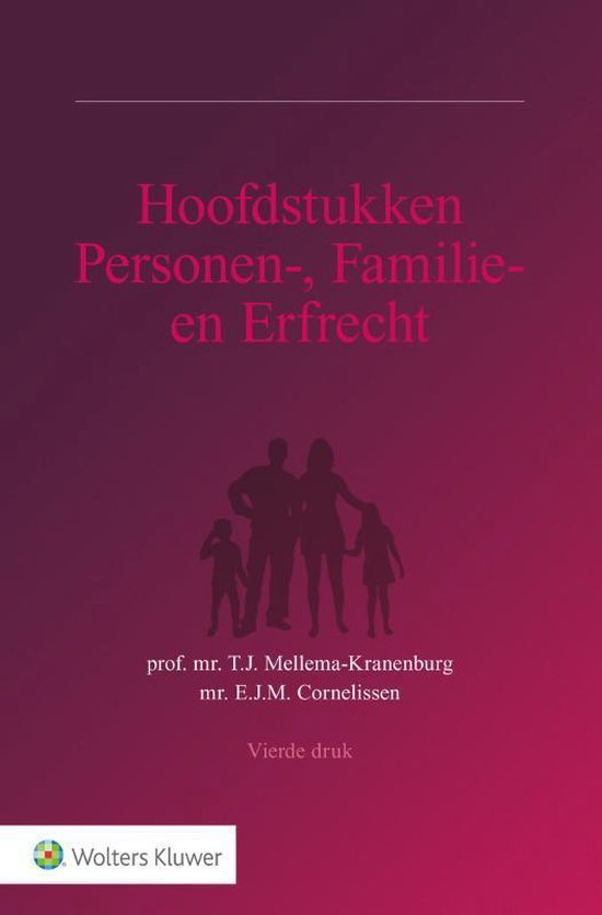 Boek cover Hoofdstukken Personen-, Familie- en Erfrecht van  (Paperback)