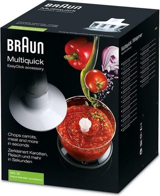 Braun MQ 30 WH Hakmolen - Staafmixeraccessoire - Wit van Merkloos — afbeelding 5