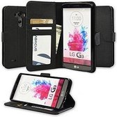 LG G3 Hoesje Wallet Case Zwart