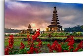 Schilderij - Tempel in Bali — 100x70 cm