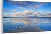 Schilderij - Cloudscape over Noordzee — 90x60 cm