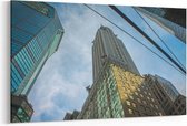 Schilderij - Wolkenkrabbers New York — 90x60 cm
