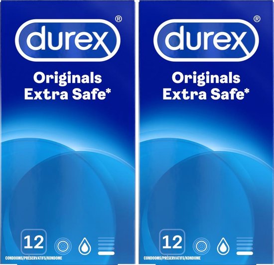 Durex Condooms Extra Safe 2 x 12 stuks Voordeelverpakking