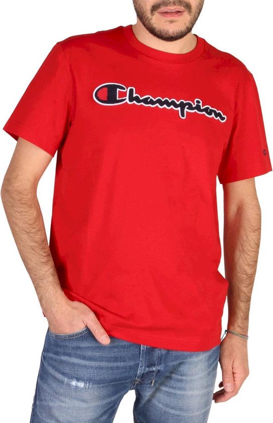 Champion - T-shirts - Heren - 213521-RS053 - Red | bol.com