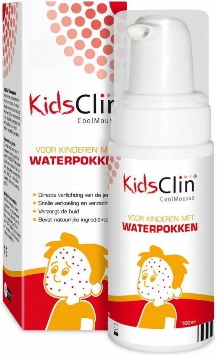 KidsClin waterpokkenschuim mousse – 100 ml