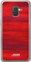 Samsung Galaxy A8 (2018) Hoesje Transparant TPU Case - Scarlet Canvas #ffffff