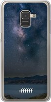 Samsung Galaxy A8 (2018) Hoesje Transparant TPU Case - Landscape Milky Way #ffffff