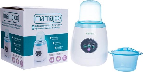 Paar slikken Bewustzijn Mamajoo Flessenwarmer Baby - Sterilisator voor Flessen - Elektrisch |  bol.com