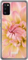 Samsung Galaxy A41 Hoesje Transparant TPU Case - Pink Petals #ffffff