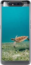Samsung Galaxy A80 Hoesje Transparant TPU Case - Turtle #ffffff