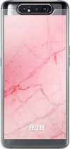 Samsung Galaxy A80 Hoesje Transparant TPU Case - Coral Marble #ffffff