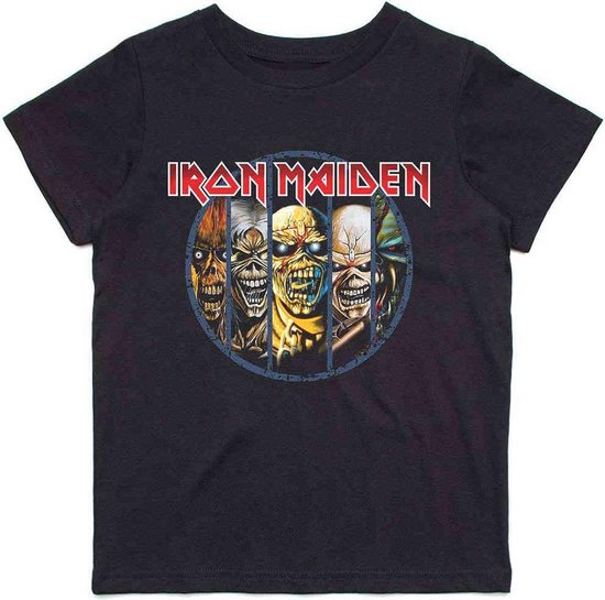 Iron Maiden Kinder Tshirt -Kids tm jaar- Evolution Zwart
