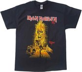 Iron Maiden - Debut Album 40th Anniversary Heren T-shirt - M - Zwart