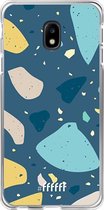 Samsung Galaxy J3 (2017) Hoesje Transparant TPU Case - Terrazzo N°7 #ffffff