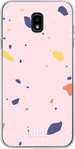 Samsung Galaxy J7 (2018) Hoesje Transparant TPU Case - Terrazzo N°8 #ffffff