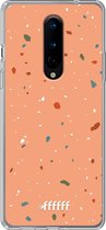 OnePlus 8 Hoesje Transparant TPU Case - Terrazzo N°10 #ffffff