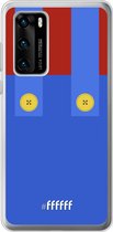 Huawei P40 Hoesje Transparant TPU Case - It's-a-me, Mario! #ffffff