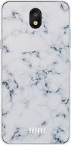 LG K30 (2019) Hoesje Transparant TPU Case - Classic Marble #ffffff