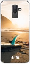 Samsung Galaxy J8 (2018) Hoesje Transparant TPU Case - Sunset Surf #ffffff