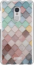 Xiaomi Redmi 5 Hoesje Transparant TPU Case - Colour Tiles #ffffff