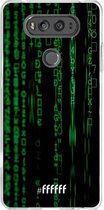 LG V20 Hoesje Transparant TPU Case - Hacking The Matrix #ffffff