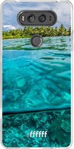 LG V20 Hoesje Transparant TPU Case - Beautiful Maldives #ffffff