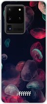 Samsung Galaxy S20 Ultra Hoesje Transparant TPU Case - Jellyfish Bloom #ffffff