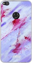 Huawei P8 Lite (2017) Hoesje Transparant TPU Case - Abstract Pinks #ffffff