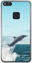 Huawei P10 Lite Hoesje Transparant TPU Case - Dolphin #ffffff