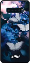 Samsung Galaxy S10 Plus Hoesje TPU Case - Blooming Butterflies #ffffff