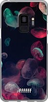 Samsung Galaxy S9 Hoesje Transparant TPU Case - Jellyfish Bloom #ffffff