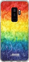 Samsung Galaxy S9 Plus Hoesje Transparant TPU Case - Rainbow Veins #ffffff