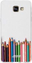 Samsung Galaxy A5 (2016) Hoesje Transparant TPU Case - Pencils #ffffff