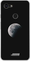 Google Pixel 3 XL Hoesje Transparant TPU Case - Moon Night #ffffff