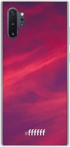Samsung Galaxy Note 10 Plus Hoesje Transparant TPU Case - Red Skyline #ffffff