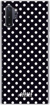 Samsung Galaxy Note 10 Plus Hoesje Transparant TPU Case - Onyx Dots #ffffff