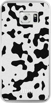 Samsung Galaxy S6 Edge Hoesje Transparant TPU Case - Dalmation Print #ffffff