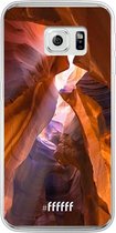 Samsung Galaxy S6 Edge Hoesje Transparant TPU Case - Sunray Canyon #ffffff