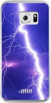 Samsung Galaxy S6 Edge Hoesje Transparant TPU Case - Thunderbolt #ffffff